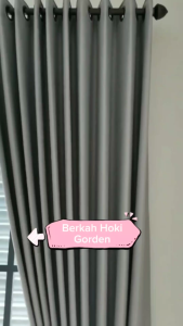 Gorden Blackout Polos Import Jendela Panjang Minimalis Pintu Kamar Doff Super Tebal 12 ring GOLD