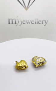 MJ Jewellery 375/9K Gold Love Pendant B257