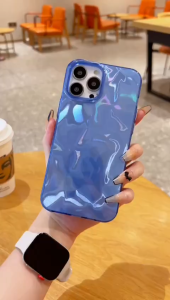 CASE WATERRY TEXTURED RIPPLE GRADIENT HARDCASE CASING HP