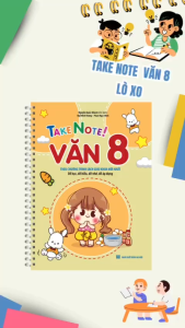 Sách - Take Note! Văn 8 ( có lò xo 80k) biên soạn theo chương trình SGK mới nhất (Nguyễn Quốc Khánh)