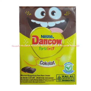 Nestle Dancow Fortigro 110ml UHT Rasa Coklat Stroberi Vanila Susu Siap Minum Rasa Stawberry Vitamin D B1