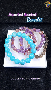 Collectors Grade Assorted Faceted Bracelet