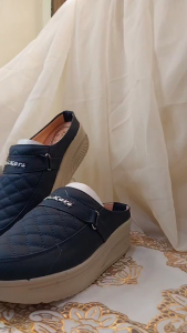 ALMEERA - Sepatu Wanita Hak Wedges Kickers Embos - Sepatu Wanita Model Terbaru