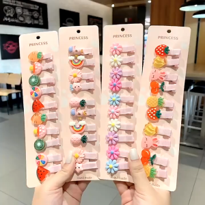 Jepitan Rambut 1 set isi 10 Jepitan Jepit Rambut Anak Lucu Jepitan Rambut Anak Motif Karakter Kartun