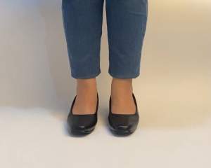 Alona Sepatu Kantor Wanita BIG SIZE 40-45 JUMBO Heels Pantofel Kulit Hak 3+5 cm Formal