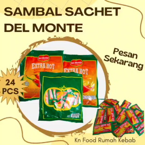 SAUS EXTRA HOT DELMONTE - SAUS SACHET 24 PCS