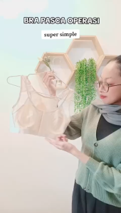 Bra Pasca Operasi Breast Implant Compression Bra dan Penegak Punggung KR040