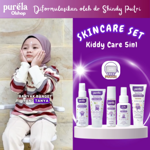 Purela Kiddy Care Paket 5in1 Skincare by Dr. Shindy Perawatan Kulit Untuk Bayi dan Anak