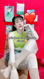 Quần Ủ KEM nilon  quần có chum thun siêu tiện lợi có thể giặt tái sử dụng nhiều lần