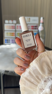 สีทาเล็บกึ่งเจล U-DELI U-711 น้ำยาทาเล็บ สีสุขภาพดี 16ml สีเล็บ ยาทาเล็บ ไม่อบ Vegan Nail Polish Gummy Candy Series แห้งเร็ว ปราศจากพาราเบน สีทาเล็บสีน้ำตาล สีนู้ด พร้อมส่ง