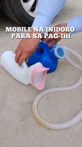 2000ml Blue White Portable Pee Urine Bottle: A Must-Have for Outdoor Adventures