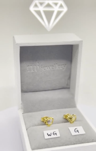 MJ Jewellery Gold Love Earrings S129 375 Gold & 916 Gold