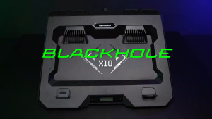 Coolingpad Air Flow Suction RGB with Digital Display BLACKHOLE X10