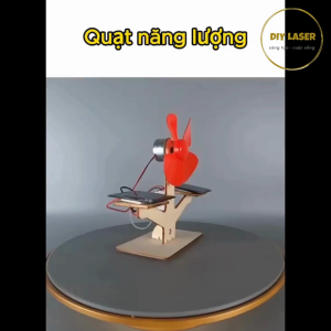 Đồ Chơi Lắp Ráp Mô Hình Quạt Năng Lượng Mặt Trời - STEM Khoa Học Giáo Dục Trí Tuệ.