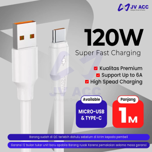NVN-KD25 NANVAN 120W KABEL DATA CHARGER MICRO USB / TYPE C FAST CHARGING 1 METER ALL TIPE HP