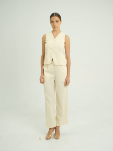 House of Etern Pakaian Wanita Amanta Vest Ivory