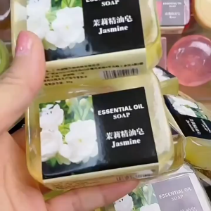Essential Oil Jasmine & Rose Soap 90g 茉莉玫瑰精油手工皂植物花瓣洁面沐浴通用