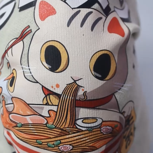 Baju Kucing Anjing Murah 5 Ribu Lucu Cowok Cewek - BUKI RAMEN LIFE HOODIE SERIES