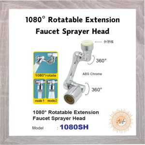 ALife World ISANO 1080SH Rotatable Extension Faucet Sink Sprayer Head 2 Modes Water Outlet Paip Kepala Penyembur