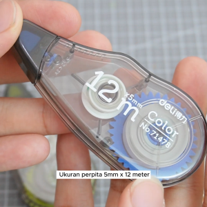 Deli Correction Tape / Pita Koreksi Tip Ex Kertas 3 in 1 Panjang 36 Meter 71478