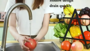 [SG Seller] Multi-purposed Storage Rack Fruit Basket Vegetable Snack Kitchen Seasoning Storage Rack Kitchen Organizer Rack Fruit Rack