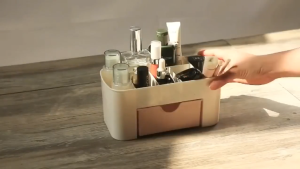 Rak Kosmetik MINI & Meja Storage Multifungsi: Solusi Praktis untuk Penyimpanan Kosmetik dan Makeup