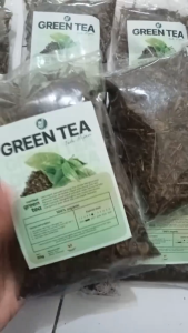 Paket 10 Pcs Teh Daun Hijau Kering 55gr Organik / Teh Greeantea Organik