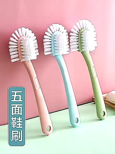 Bàn chà vệ sinh giày dép 2 đầu thông minh có móc treo