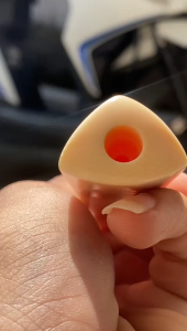 Pipa GG Asli Lokal Segitiga 15cm Super Bening Mulus Original