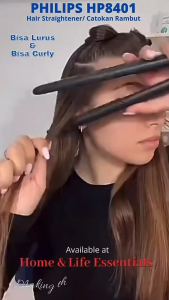 Catok Rambut Philips HP8401 Selfie Straightener Catokan Rambut Philips HP 8401