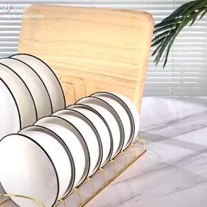 Rak Penyimpanan Piring Dapur Rak Multifungsi Stainless Steel Tirisan Piring Rak Piring Tempat