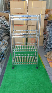 KỆ CHÉN THẺ TO INOX 304 (100% ) - Siêu Dày - Ship Siêu Rẻ( lắp ráp )