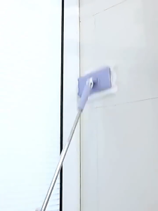 ไม้ถูพื้น ไม้ถูพื้นแบบแฮนด์ฟรี 27.5inch ใช้หนีบผ้าหรือทิชชู่เปียกถูเช็ดบริเวณที่ ปลายหัวหมุนได้360 องศา