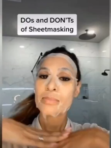 Korean Organic Face Sheet Flax Seed w/ Collagen: A 5-Piece Hydrating & UV Protection Solution