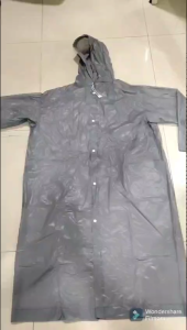 Jas Hujan Eva Tebal/Mantel Mantol Ujan Model Jubah/Raincoat Motif Terusan Uniseks Cewek Cowok