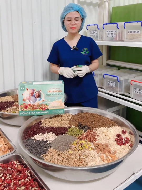 Sữa Hạt Dành Cho Người Tiểu Đường Hồng Hoa Organic Bổ Sung Dinh Dưỡng ...