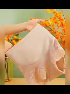 2 Pieces Women's High Waist Body Shaper Panties Ice Silk Seamless Butt Lifter Tummy Belly Control Waist Slimming Pants Shapewear Girdle Thin Abdomen Hips Underwear