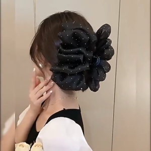 Jepitan Rambut Wanita Korean Style Motif Polkadot Jeday Pita Dewasa Jepit Rambut Salon