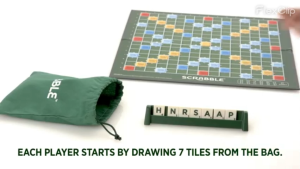 CLASSIQUE Scrabble Cross Words Games Word Forming Board Game Educational Spelling Alphabet / Permainan Papan Susun Kata