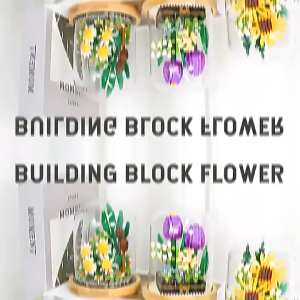 Bunga Blok Mainan Balok DIY Building Block Bunga Nano Block Bunga Buket Mainan Blok Bangunan Dekoratif Bunga