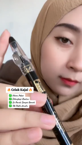 [ORIGINAL ARAB]-paket isi 6pcs- PENSIL CELAK KAJAL ARAB WATERPROOF SERUTAN [gmeelan skincare]