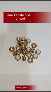 mur nut baud kepala mesin potong rumput mur kepala gear case