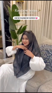 [ BISA COD ] KERUDUNG JOURNEY RAINBOW SERIES BISA BOLAK BALIK / JILBAB JOURNEY MOTIF TERBARU