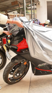 ผ้าคลุมรถจักรยาน 200x100CM ขนาดใหญ่ ผ้าคลุมมอเตอร์ไซค์ ผ้าคลุมจักรยาน สินค้าส่งจากไทย