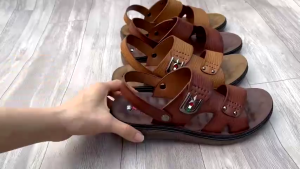 Dép quai hậu nam Dép Sandal đi làm đi chơi thanh lịch sang trọng