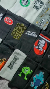 Kaos Kaki Oldschool Motif Skate Merk Panjang Premium - Hosela Project