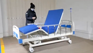 [Same Day Delivery] Hospital Bed 3 Function Electrical (M09) + Mattress + Dining Table + IV Pole