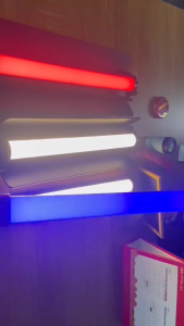 New Portable RGB LED Light Stick with Built-in Rechargeable Battery 2500K-8500K Color Temperature Adjustable Light Painting Compatible with Multiple Devices