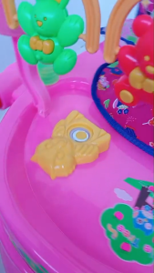 A B TOY รถเด็กหัดเดินแผ่นรูปเครื่องบินมีดนตรี เบอร์ F-18  มีโมบายเสาลูกเล่นประกอบ พร้อมจัดส่ง