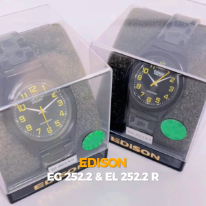 Jam Tangan Edison AR EL 252.2 R EG 252.2 R Waterproof Japan Movement